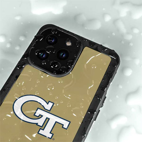 Georgia Institute of Technology GT with Mascot iPhone 15 Pro Waterproof Case